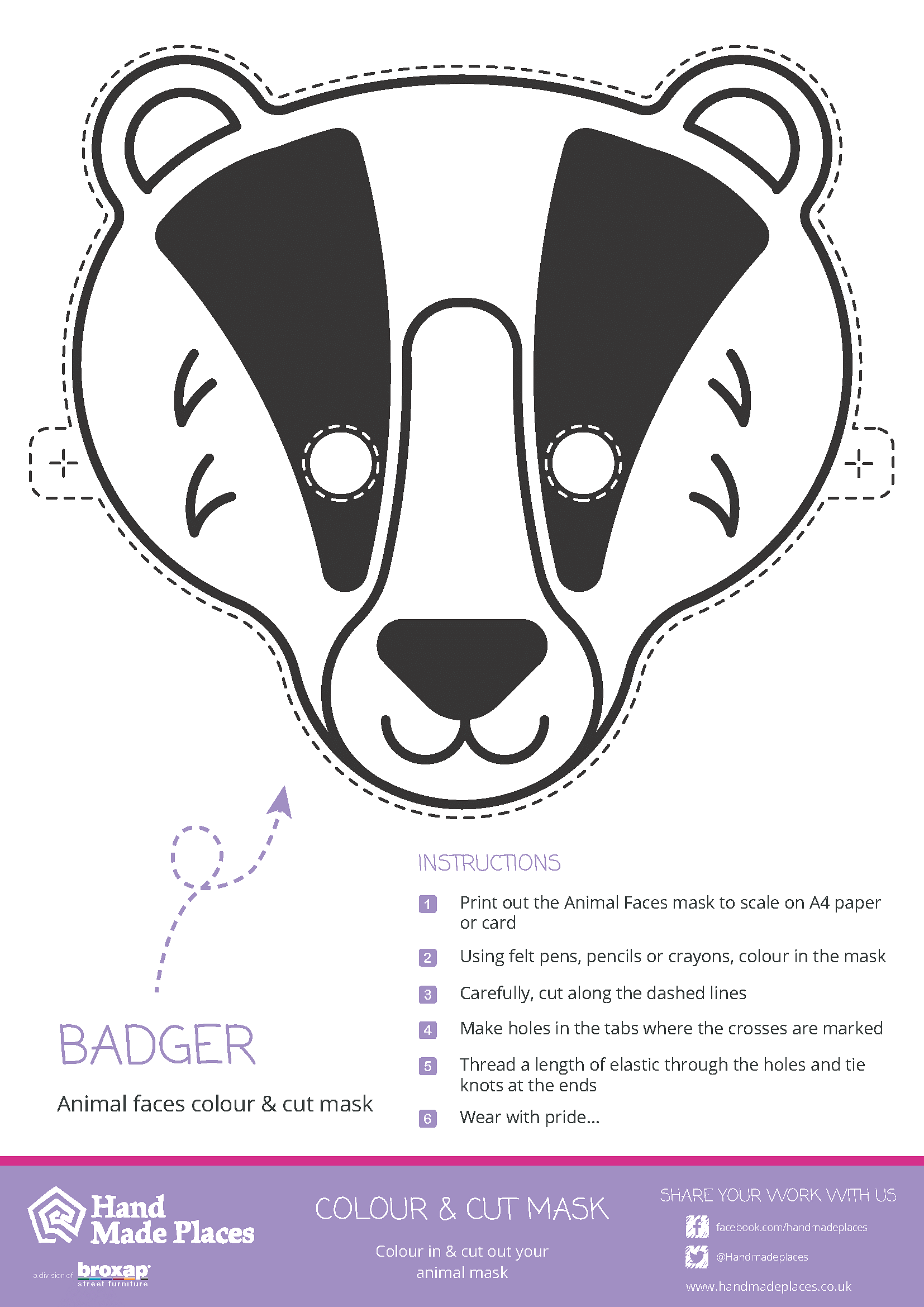 Badger Mask Colour and Cut