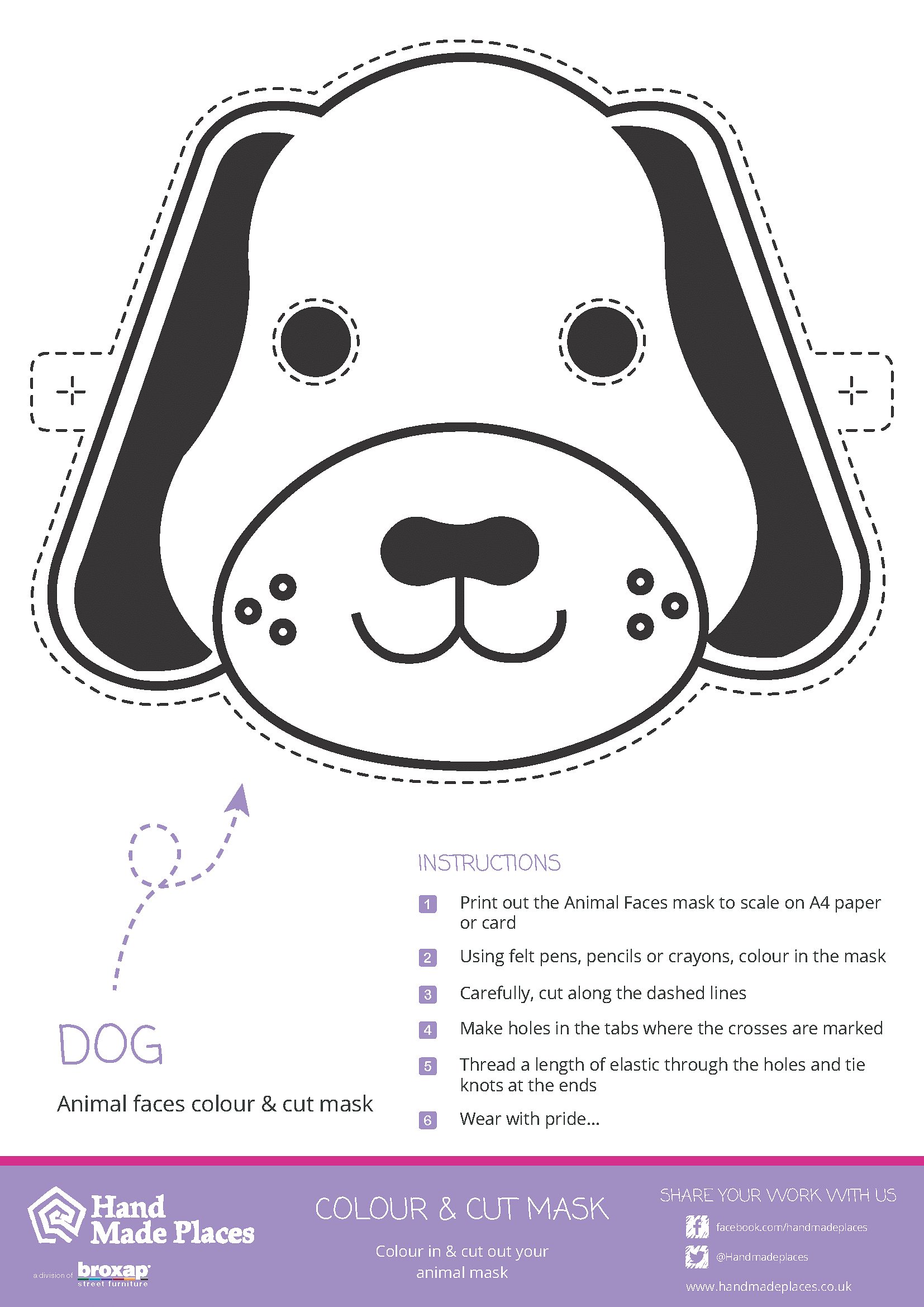 Dog Mask Colour and Cut